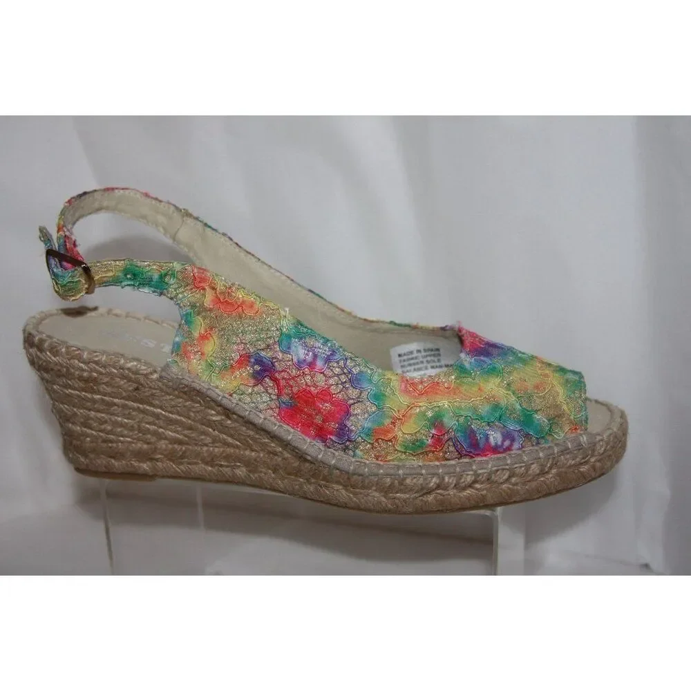 Sesto Meucci Women's 11M Woodstock /multicolor wedge - New